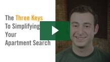 The Three Keys to Simplifying Your Apartment Search